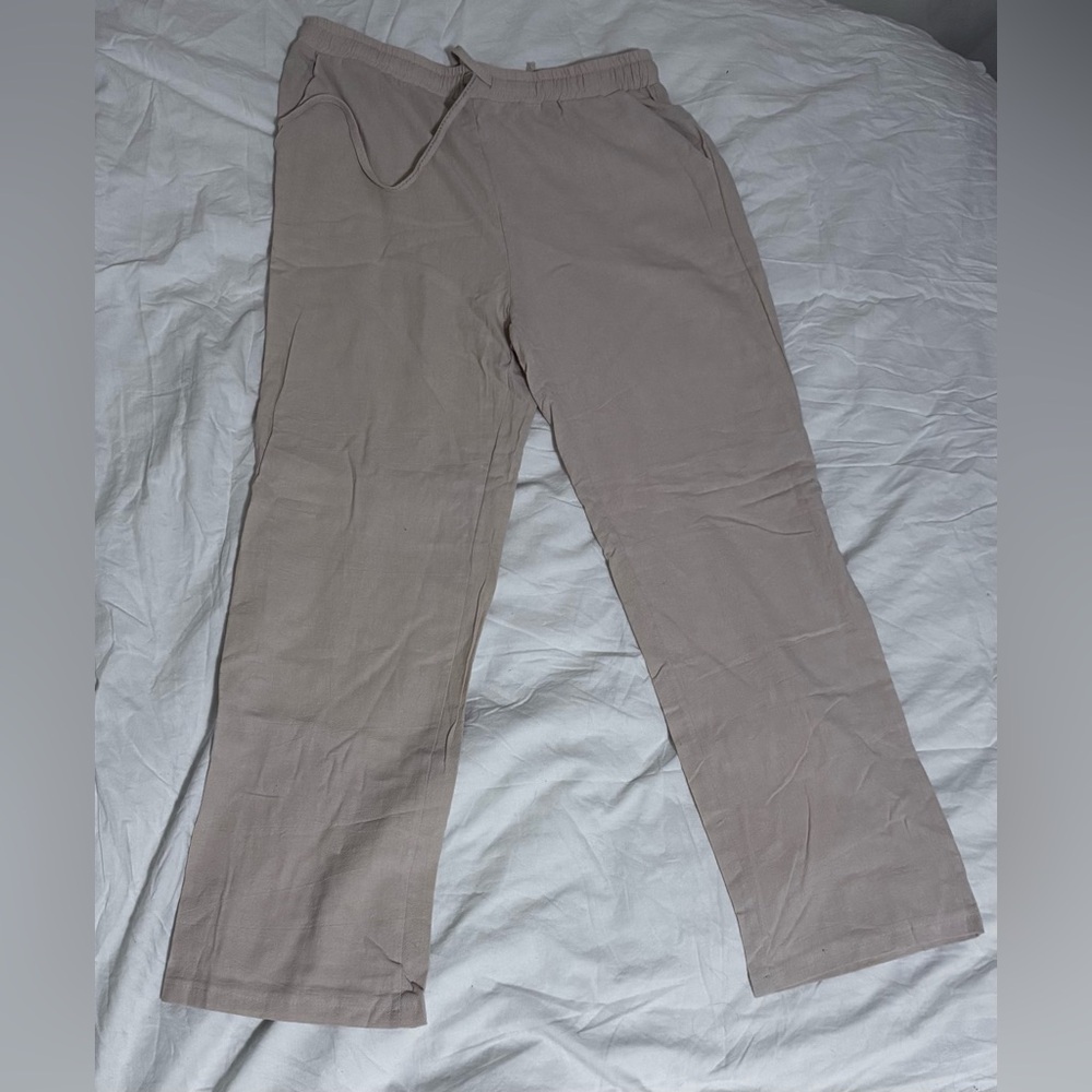 Women’s 100% Cotton Tan Pants